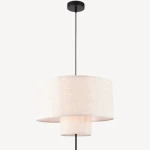 Amelia Pendant Light Modern, Dimensions 52 x 52 x 30 cm, Beige Color