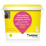 Weberdry 150 BLC Cementitious Mortar, Grey Color, 1 kg Pack | Weber