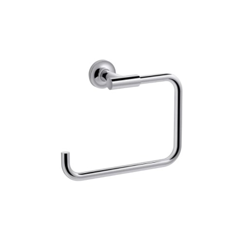 Stainless Steel Towel Holder Purist Collection Chrome, Model K-14441-CP | Kohler