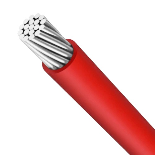 سلك كهرباء 8 AWG مجدول مطلي بالقصدير (MTW) جهد 600 فولت طول 500 قدم لون أحمر | شركة كابلات الشرقية للصناعة
