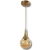 Single Gold Hanging Ceiling Lamp, 80 cm Wire, 25 cm Length, 15 cm Width