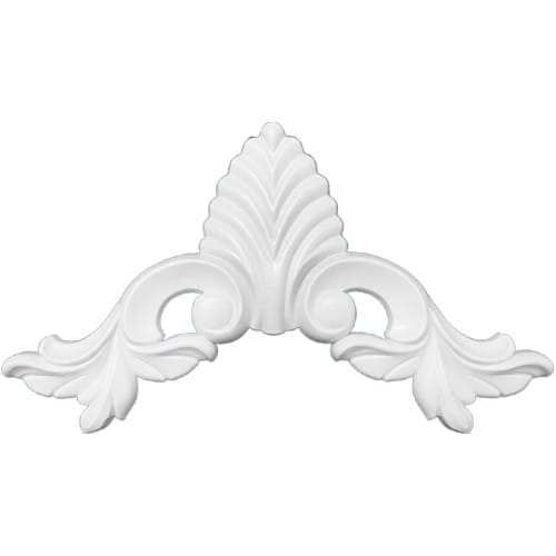 PU Foam Ceiling Cornice Length 23 cm Height 23 cm White | Zakharef factory