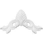 كورنيش فوم PU للسقف، طول 23 سم، ارتفاع 23 سم، لون ابيض | مصنع زخارف