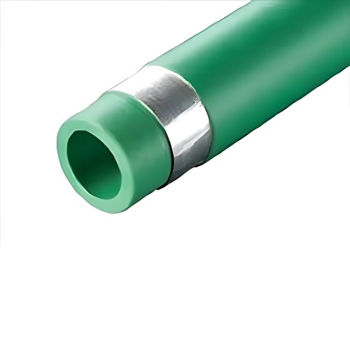 PPR/AL/PPR Plastic Pipes Pressure 25 bar Size 20 mm Thickness 3.4 mm, Green Color | Cosmoplast