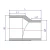 نقاص بلاستيك بولي إيثيلين عالي الكثافة مقاس 280 مم SDR 21، طول 230 مم، أسود | مصنع الاتحاد للانابيب - Image 2