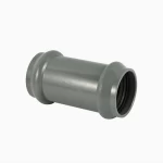 UPVC Repair Coupling Size 160 mm, Length 340 mm, Gray Color | Saudi Industries for Pipes