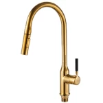 kitchen Sink Mixer, Gold, Size 44.9×23.5 cm