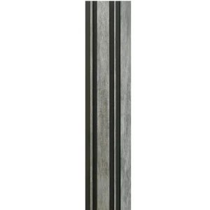 PVC Wood Substitute 12x290 cm Rectangle Light Gray | Luxury line