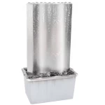 Steel Outdoor Decoration Fountain, Silver, Size 122 × 46 × 60 cm, Product Number GJF906000