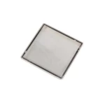 صفاية ارضية شكل مربع، لون كروم، ابعاد 20×20 سم