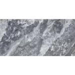 Porcelain flooring for entrances, glossy surface, dimensions 119×59 cm, grey color with blue