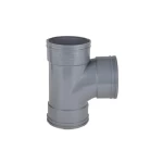 UPVC 87.5° Tee Size 160mm, Length 358mm, Grey Color | Cosmoplast