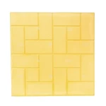 Decorative Floor Tile, Dimensions 40x40x4 cm, Yellow Color | Al Sarif Company