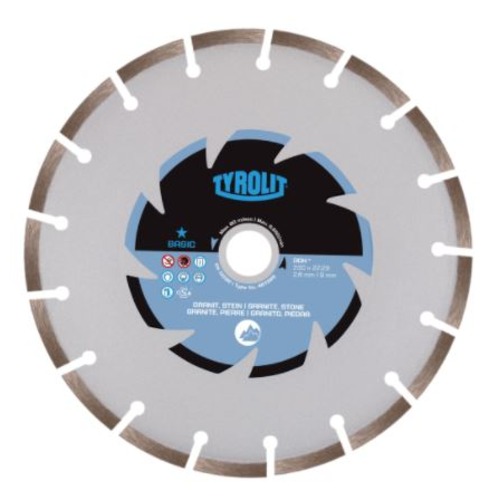 Dry Cutting Diamond Disc 180×2.6×22.23 mm | Tyrolit | ARAB PROS COMPANY