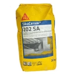 SikaCeram-202 SA Cementitious Tile Adhesive, Grey Color, 20 kg Bag | Sika