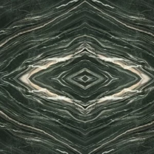 Open Book Marble Alternative Pattern 244 cm, Panel 122 cm Wide, Black and White | OP025