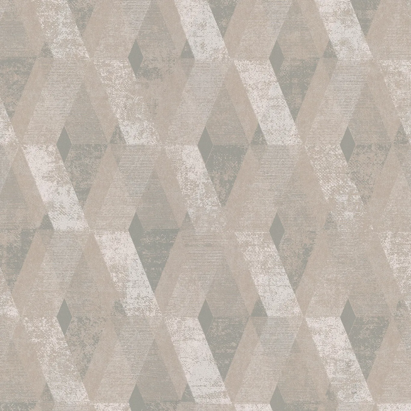 Belgian Wallpaper Geometric Design 10 m x 0.53 m Brown | Abyat Company