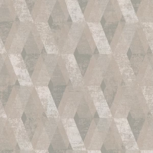 ورق جداري بلجيكي تصميم هندسي 10 م×0.53 م لون بني | شركة ابيات