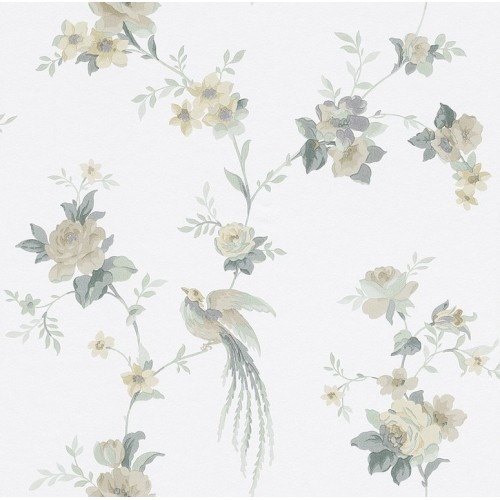 Floral Wallpaper 10m x 0.53m Multicolor, Model 440614 | Balbaid Decor Company