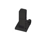 محبس زاوية، مقاس 1/2 بوصه، لون اسود مطفي، عالي 