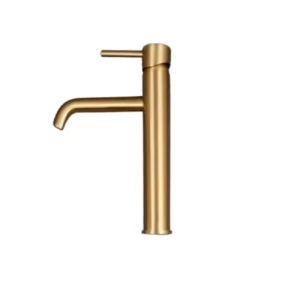 Sink Mixer Brass Height 24 cm Depth 19 cm Diameter 4.45 cm 15 Bar Pressure Shiny Gold | SW-60196964