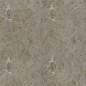 Patterned Wall Covering 10m x 1.06m Brown Color, Model 84021 | Balbaid Decor Company