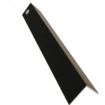 قطعة زاوية ألمنيوم للأرضيات، مقاس 240×2×2 سم، لون اسود