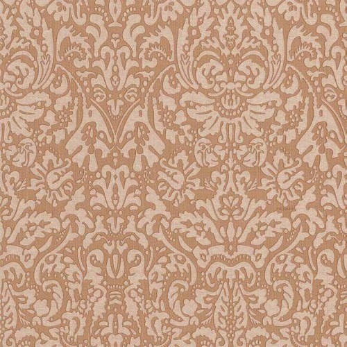 Patterned Wall Covering 10m x 1.06m Beige with Brown, Model 5821 | Balbaid Decor Company