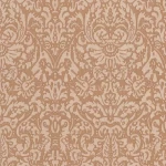 Patterned Wall Covering, beige with brown Color, Length 10m, Width 1.06m, Model 5821 