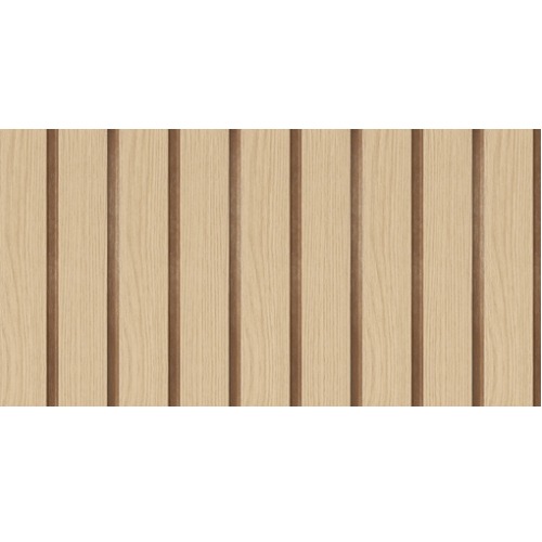 Korean Internal Wood Substitute for Walls Size 122×12×2900 mm Brown | MIGA L006-2080H by The specialist for decoration