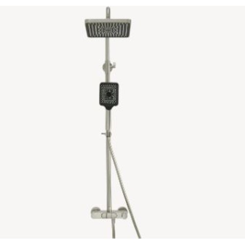 Shower Column Brass 12×16×25 cm Silver Color | Abyat Company