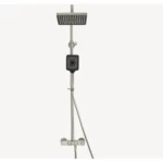 Shower Column Brass, Silver Color, Size 12×16×25 cm