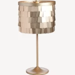 Modern table Lamp, Size 31.7×31.7×48.6 cm, Golden Color