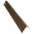 Aluminum Corner Joint for Flooring, brown Color, 240 cm Length, 2 cm, Width 2 cm Height