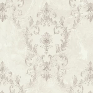 Classic Wallpaper Creamy Color 10m x 1.06m, Model 83605 | Balbaid Decor Company