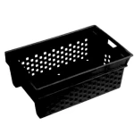 HDPE Plastic Box For Dates , Black color, size 57x37x22 cm, Product Code SW-2443-MVT5Q