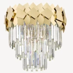 Quasar Ceiling Light, Size 48 x 48 x 42 cm, Gold Color