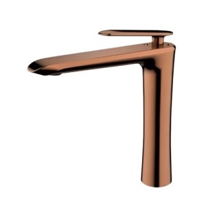 Washbasin Tap Long Rose Gold Color | Albayt Alaniq Sanitary Tools