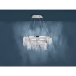 ANTELAO Hanging Light, 46W LED, Size 1500 mm × 610 mm, Chrome Color