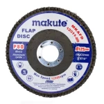 Sanding disc, Size 5 inch, 60 grit, Makute Brand, Blue color.