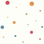 American wall Covering for youth and children, size 10 m x 0.53 m, off white color, model GK9029 