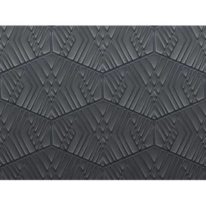 Italian Wallpaper Geometric Design 10m x 0.73m Dark Gray | Balbaid Decor Company