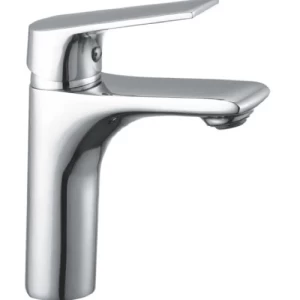 Automatic Wash Basin Mixer Short Brass, Chrome | Al Muhaidib Sanitary and Ceramic