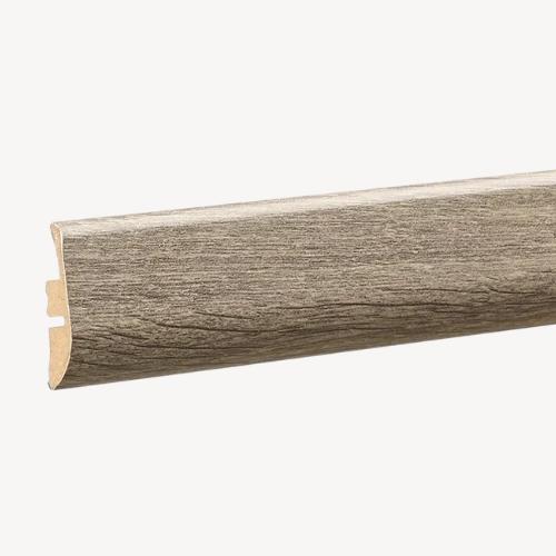 Wooden Skirting Super Natural 270x4.4x1.2 cm, Light Gray | Abyat Company