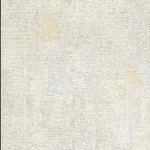 ورق جداري كلاسيكي غلاف فينيل، طول 15.6م، عرض 106 سم، لون رمادي مع اصفر وبيج 