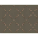 Geometric wallpaper, brown color, length 10 m, width 0.73 m, model 45137 