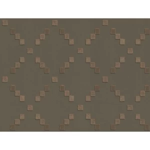 Geometric Wallpaper Brown, 10 m Length, 0.73 m Width, Model 45137 | Balbaid Decor Company