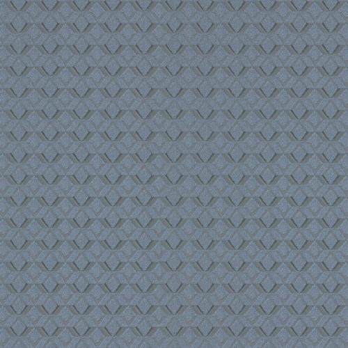 Italian Geometric Wall Covering 10m x 0.70m Blue, Model Z76046 | Balbaid Decor Company