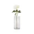 Artificial peony flower for decoration, 57 cm height, white color