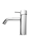 Washbasin Faucet Height 16.4 cm, Depth 12 cm, Shiny Chrome Color